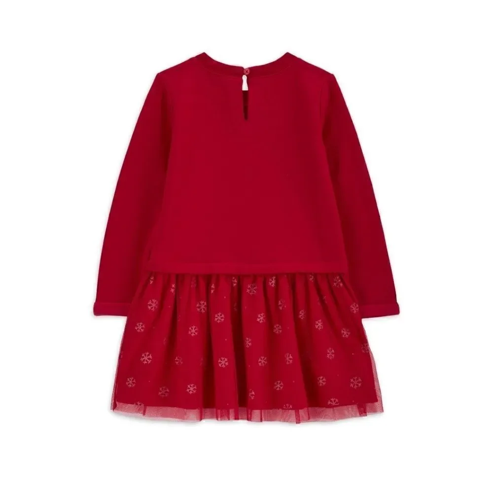 New Carter's Toddler Girls Christmas Holiday Tutu Dress